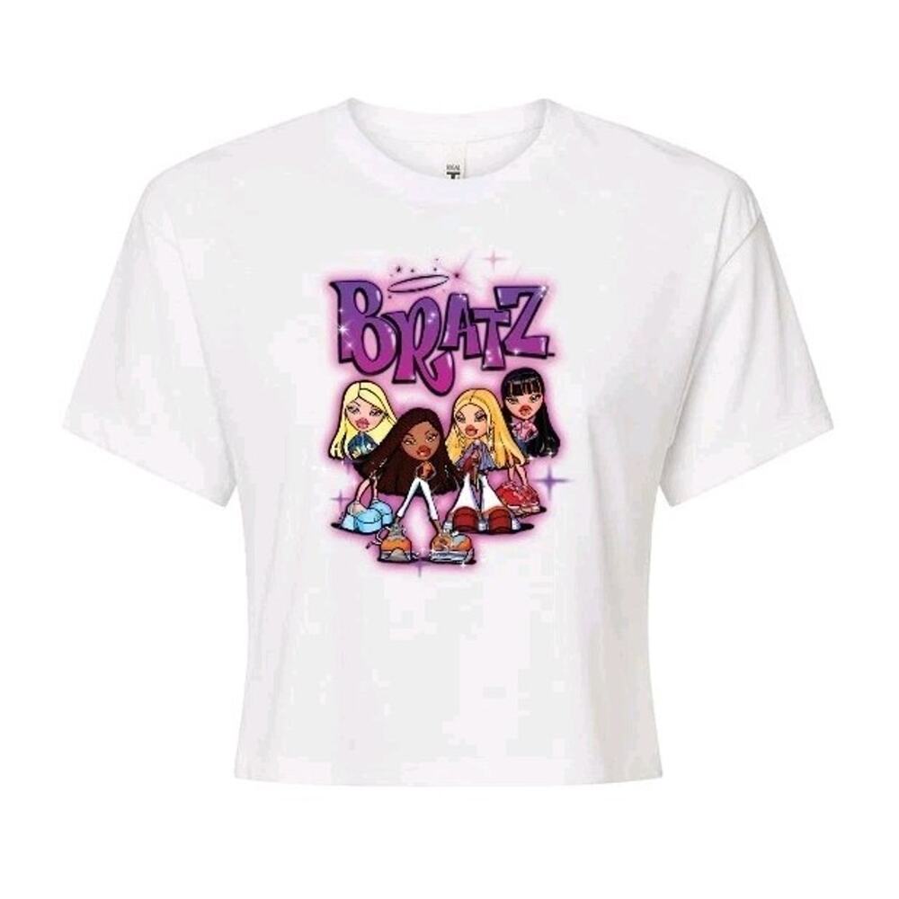 Bratz Dolls White T-shirt Top Size Large 40x23
